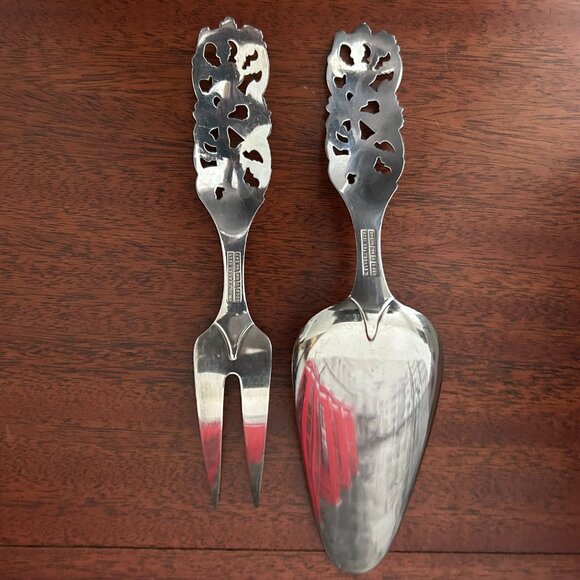 Vintage Norwegian Elvesaeter Sterling Silver Serving Pieces - Picture 2 of 3